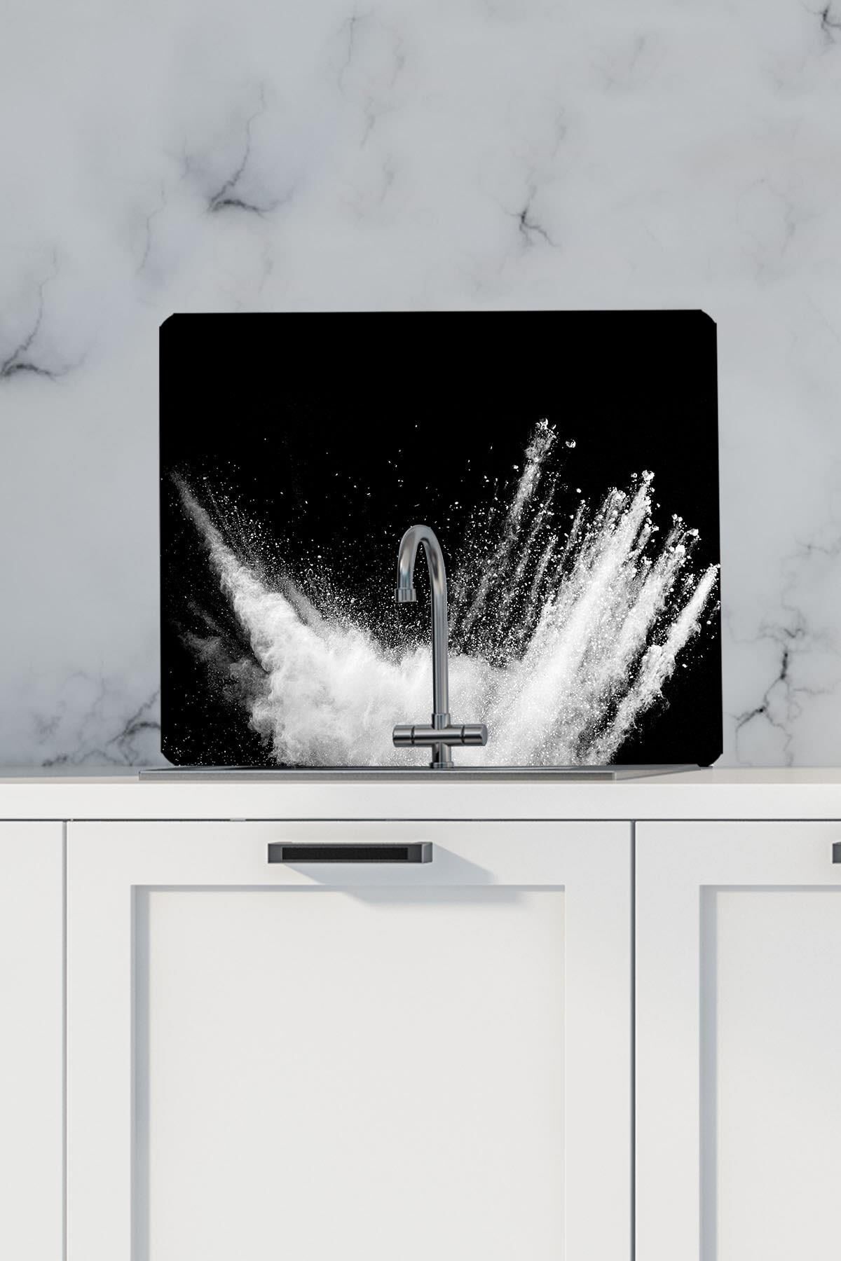 50X56 cm Cam Ocak Koruyucu BlackCam Ocak Koruyucu