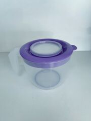 Mor, Kapaklı Mikser Kabı Kaydırmaz Tabanlı 2 Litre