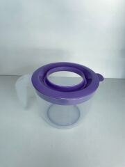 Mor, Kapaklı Mikser Kabı Kaydırmaz Tabanlı 2 Litre