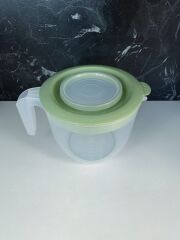 Yeşil, Kapaklı Mikser Kabı Kaydırmaz Tabanlı 2 Litre