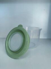 Yeşil, Kapaklı Mikser Kabı Kaydırmaz Tabanlı 2 Litre