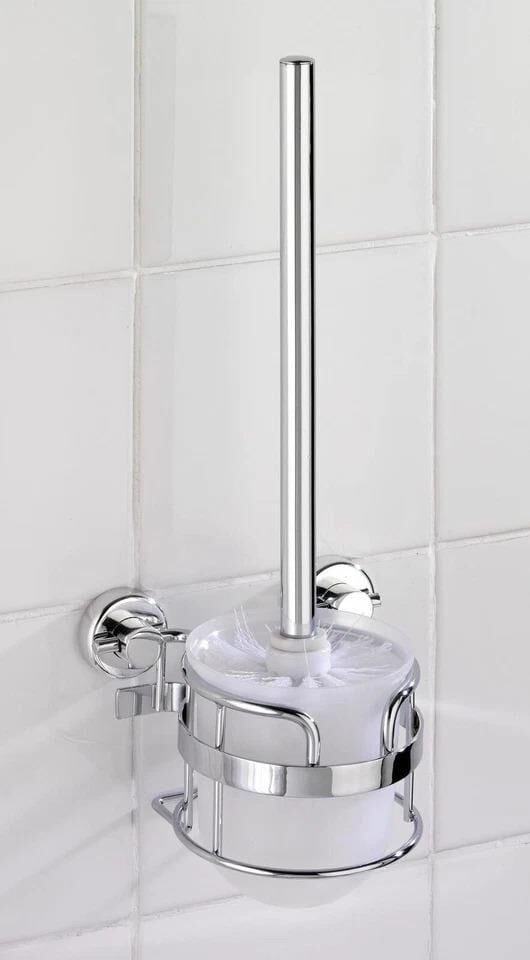 Saban Duvara Monte Tuvalet Fırçası | Krom Kaplama, 3kg Taşıma Kapasitesi