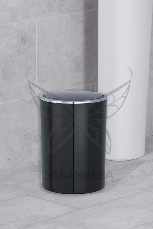 Siyah, Çöp Kovası 2 Litre - İnca Model