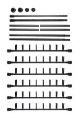 Teleskopik Tavan-Duvar Arası Ayarlanabilir Ayakkabılık 48 Çift Kapasiteli