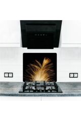 50X56 cm Cam Ocak Koruyucu Kozmozu