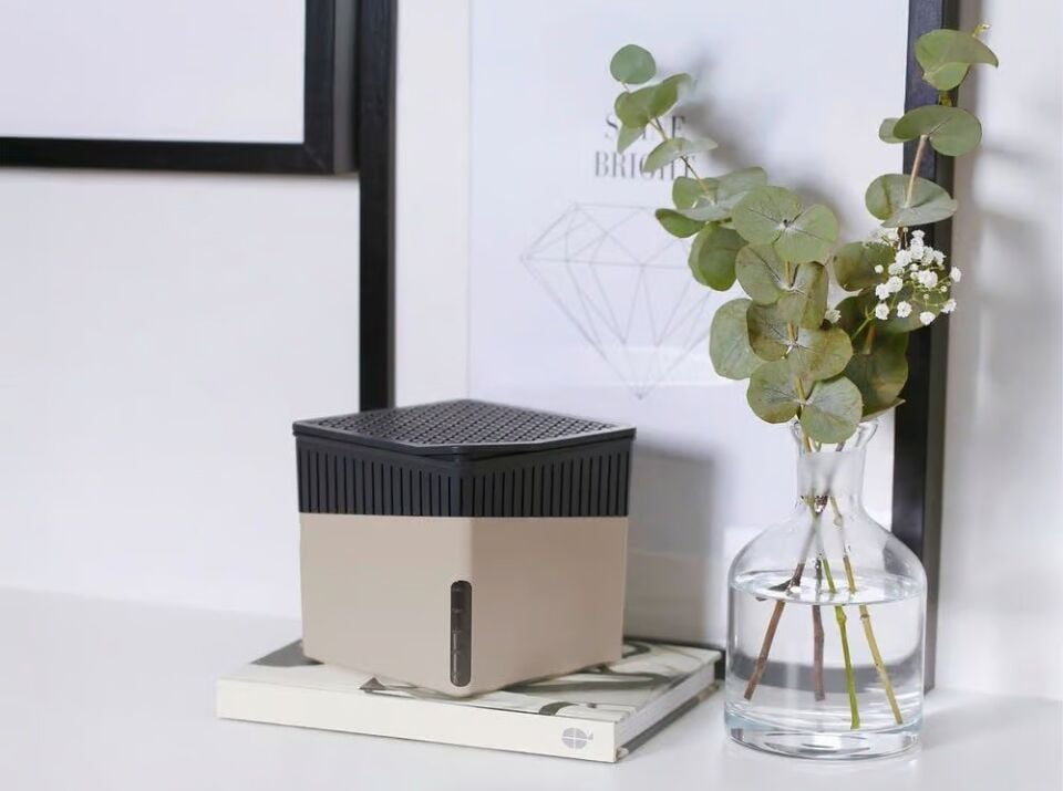 Sarı, Limon Kare - Nem Alıcı Rutubet Giderici Aparat + Tablet (500 Gram)