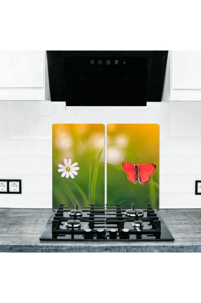 2' li 30x52 cm Cam Ocak Koruyucu Model 349