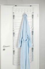 3 Raflı 6 Kancalı Kapı Çamaşır Kurutmalığı