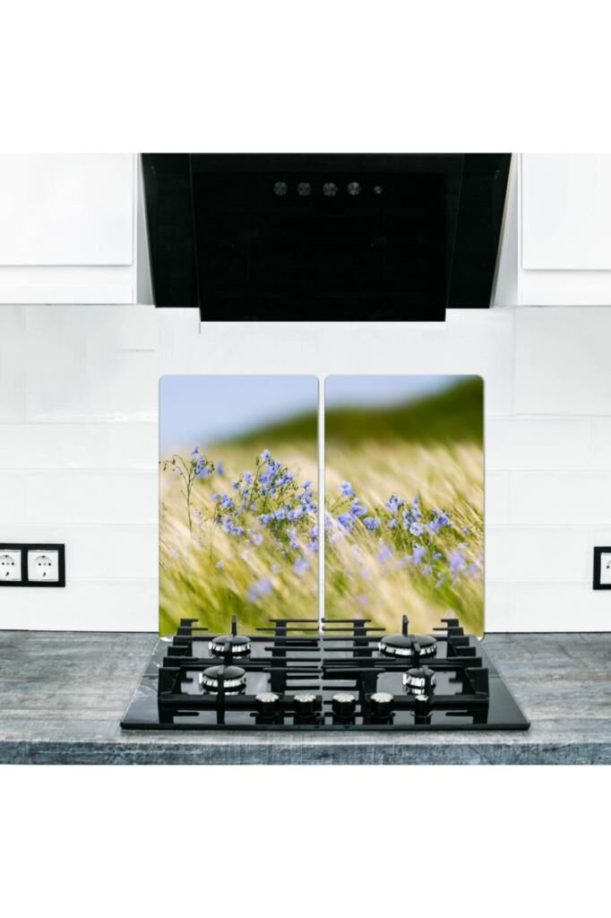 2' li 30x52 cm Cam Ocak Koruyucu Model 186