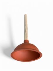 Kahverengi - Klozet, Banyo ve Lavabo Gider Açma Pompası