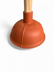 Kahverengi - Klozet, Banyo ve Lavabo Gider Açma Pompası