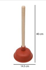 Kahverengi - Klozet, Banyo ve Lavabo Gider Açma Pompası