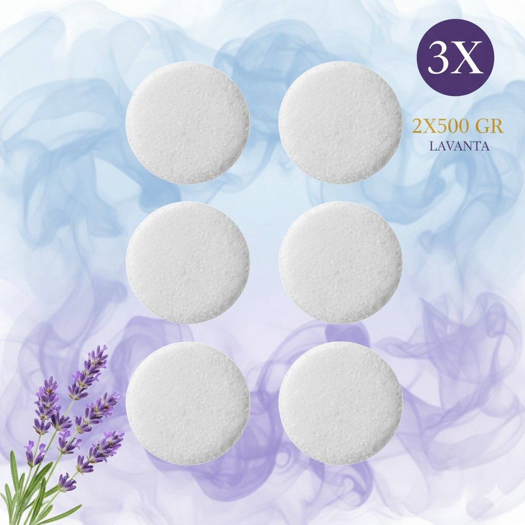 3 Adet 2x500Gr - LAVANTA - Nem Alıcı Rutubet Giderici Yedek Tablet