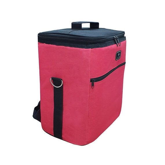 Kırmızı, 25 Litre Termal Soğuk Tutucu Çanta – İzolasyonlu Termo Piknik / Kamp / Plaj