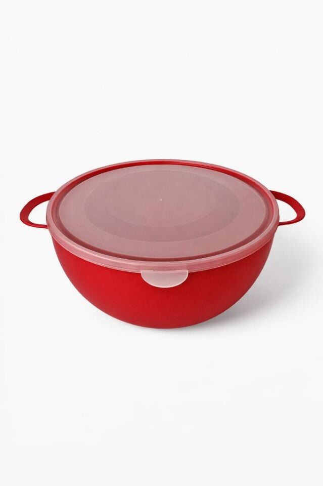 Kırmızı, Hamur Mayalama ve Yoğurt Saklama Kabı 8,5 Litre