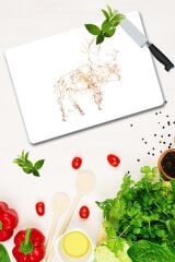 30x40 cm Cam Kesme Tahtası Model 21