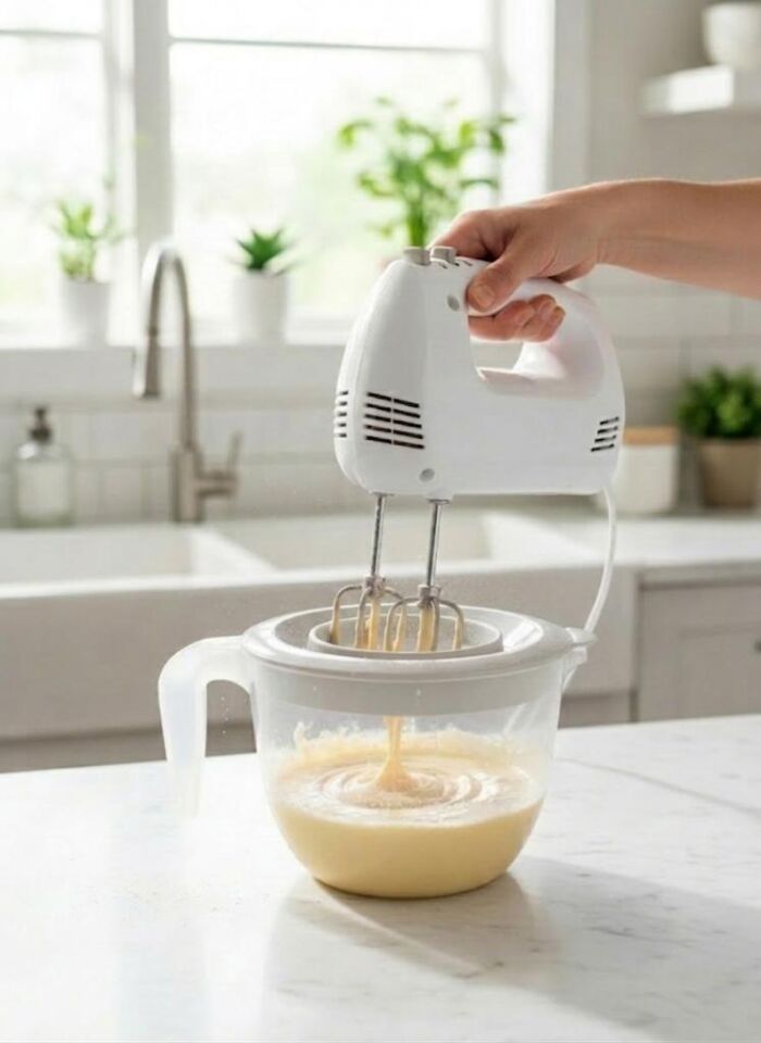 Gri, Kapaklı Mikser Kabı Kaydırmaz Tabanlı 2 Litre