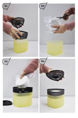 Nem Alıcılı Ve Rutubet Giderici  Aparat - 500 Gr -Üçgen Vanilya 4'Lü (Tablet Dahil)