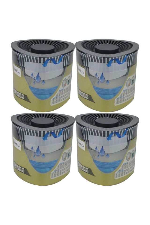 4 Adet 500GR - VANİLYA - Nem Alıcılı Ve Rutubet Giderici Aparat Üçgen (TABLET DAHİL)