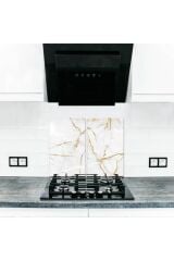 2'li 30x52 cm Cam Ocak Koruyucu 4'lü Ocaklar İçin Çoklu Sim