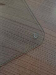 Saydam Oval Köşeli Cam Kesme Tahtası 22,5 x 15,5