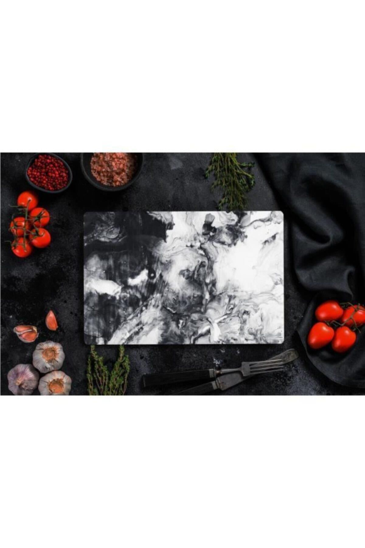 20x30 cm Cam Kesme Tahtası Sis  Görünümlü