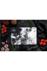 20x30 cm Cam Kesme Tahtası Sis  Görünümlü