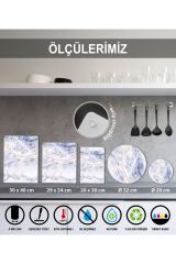 30x40 cm Cam Kesme Tahtası Kara Ayna