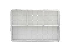 Wenko Organizer 4 Bölme Beyaz, 26 x 6,5 x 17 cm