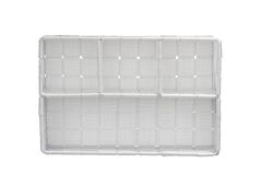 Wenko Organizer 4 Bölme Beyaz, 26 x 6,5 x 17 cm