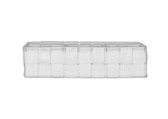 Wenko Organizer 4 Bölme Beyaz, 26 x 6,5 x 17 cm