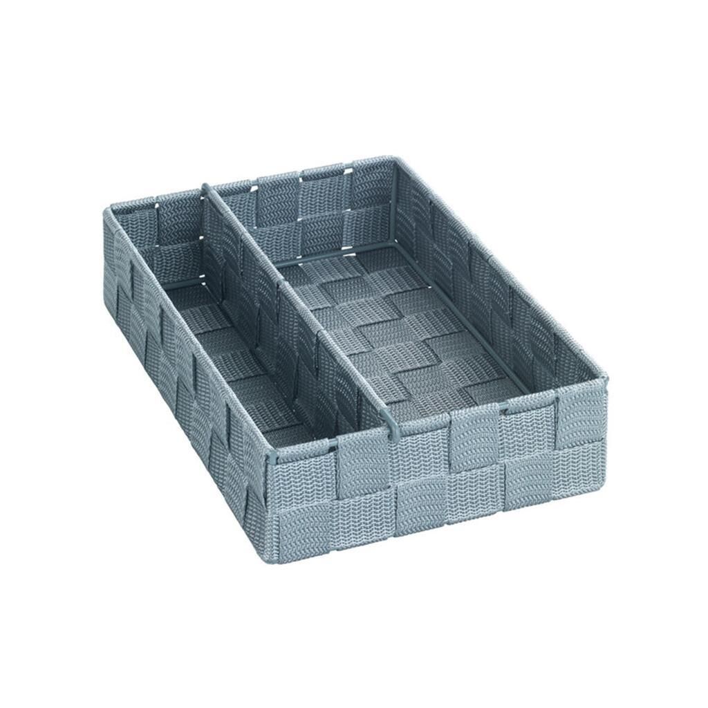 Wenko Takı,Makyaj, Düzenleyici,4 Bölme Organizer Gri, 26 x 6 x 18 cm