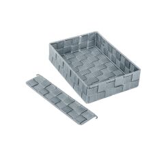 Wenko Takı,Makyaj, Düzenleyici,4 Bölme Organizer Gri, 26 x 6 x 18 cm