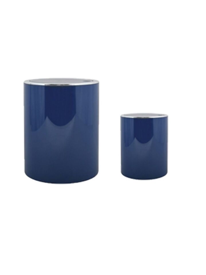 2'li Lacivert, Çöp Kovası 5 Litre Ve 2 Litre - İnca Model