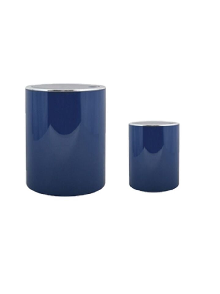2'li Lacivert, Çöp Kovası 5 Litre Ve 2 Litre - İnca Model