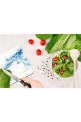 30x40 cm Cam Kesme Tahtası Mavi Deniz