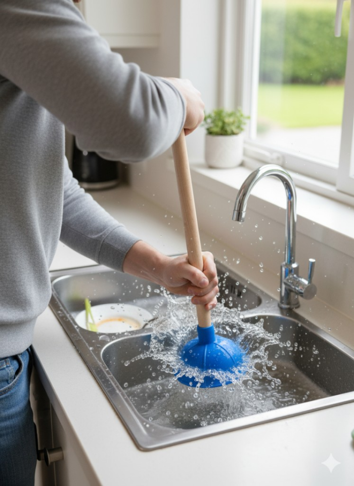 Mavi - Klozet, Banyo ve Lavabo Gider Açma Pompası