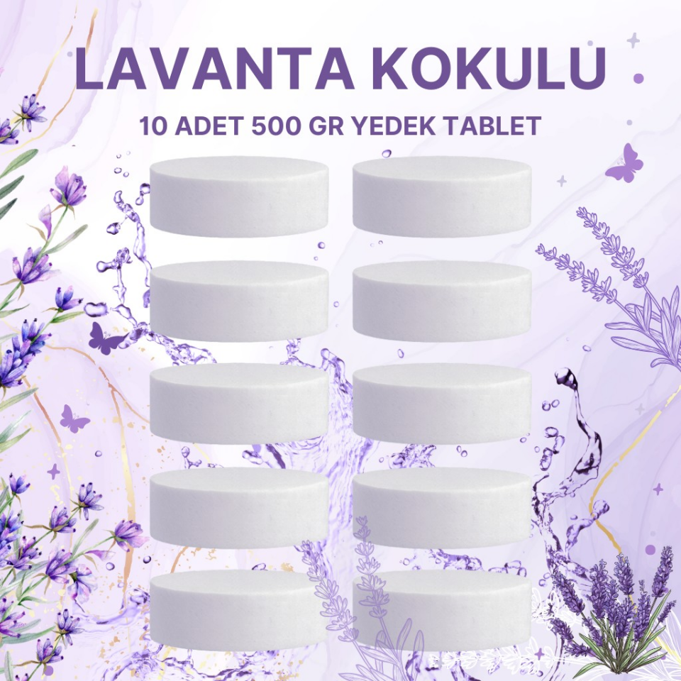 5 Adet 2x500Gr - LAVANTA - Nem Alıcı Rutubet Giderici Yedek Tablet