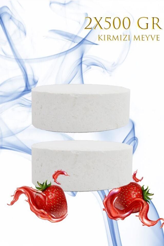 2x500 Gram - Kırmızı Meyve Kokulu, Nem Alıcı Rutubet Ve Küf Önleyici Yedek Tablet