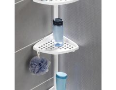 WENKO TELESKOPİK RAF OPAL ÇELİK BEYAZ