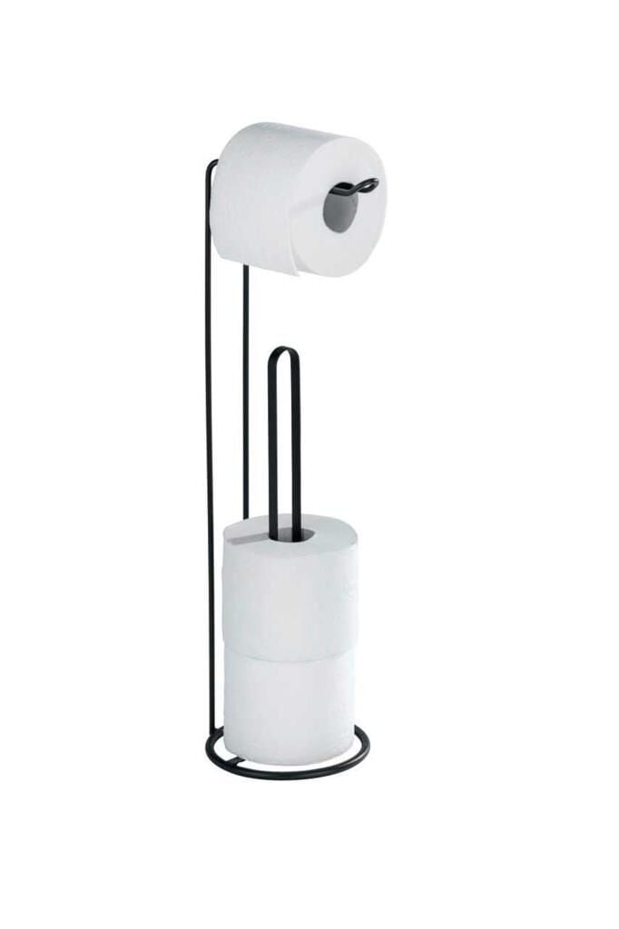 WENKO Standlı tuvalet kağıdı tutucusu 2'si 1 arada Lugano
