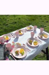 32 Parça Eko Piknik Seti (Pembe)