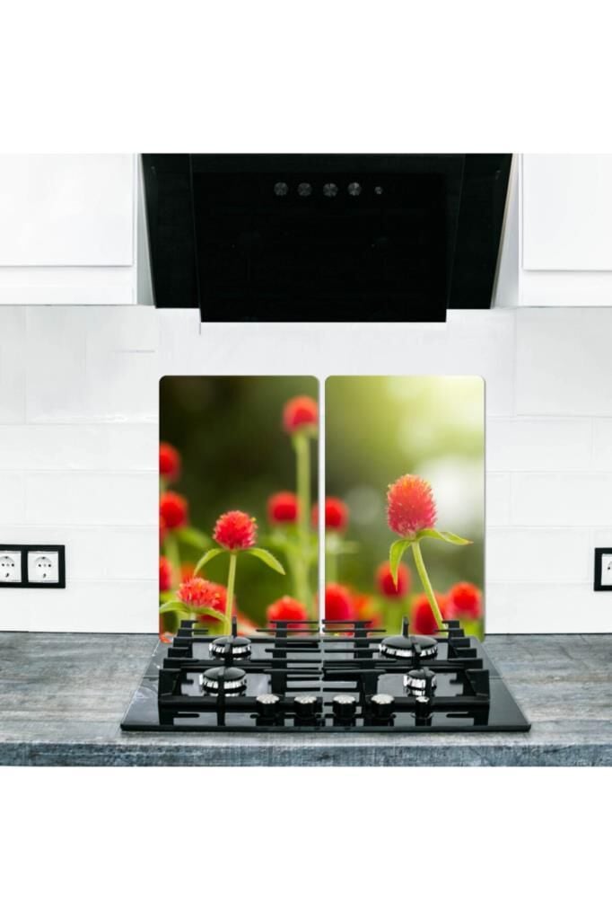 2' li 30x52 cm Cam Ocak Koruyucu Model 197
