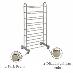 Wenko Genişletilebilir Metal 42 Çift Kapasiteli Ayakkabılık