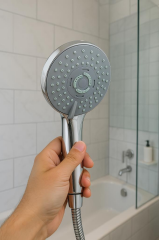 3 Foksiyonlu Krom Kaplama Duş Başlık,Hortum