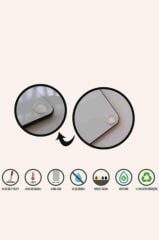 Çap 32 Cm Alone Desenli Cam Kesim Tablası