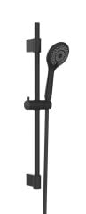 Duş Başlığı Sürgülü Siyah