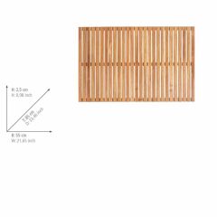 Saban Bambu Paspas İç ve Dış Mekan Duş,Banyo,Havuz 55 x 86 cm