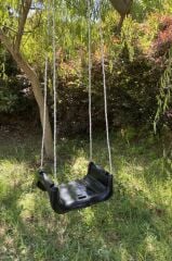 Çocuk & Bebek Salıncağı | Salıncak Emniyet Kemerli Siyah Beyaz