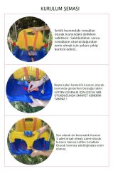 Çocuk & Bebek Salıncağı | Salıncak Emniyet Kemerli Siyah Beyaz
